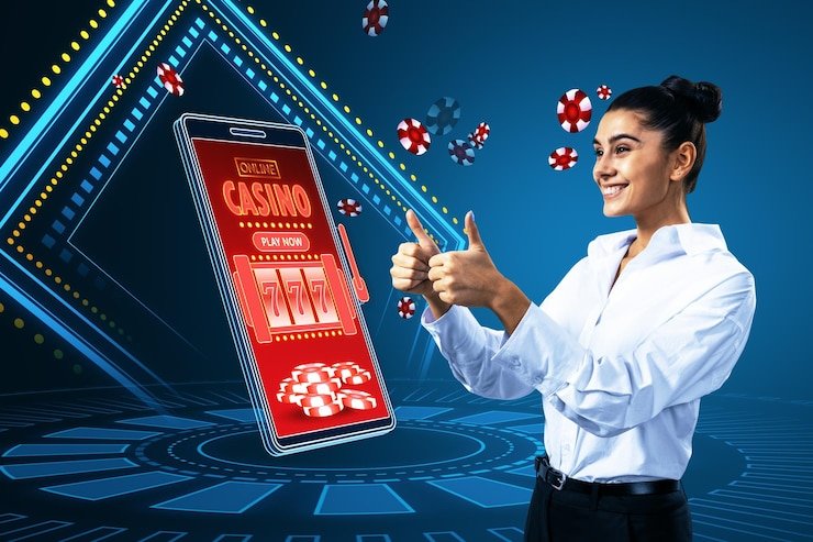 Pengguna memeriksa pembayaran lewat ponsel